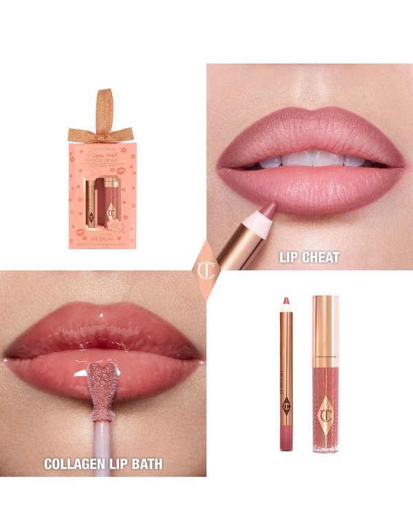 Charlotte Tilbury - Mini Pillow Talk Glossy Lip Duo