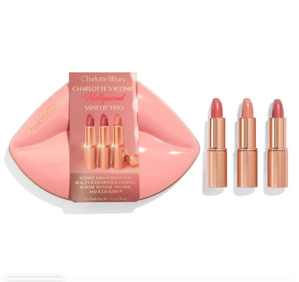 Charlotte Tilbury Mini Hollywood Lip Kit Trío