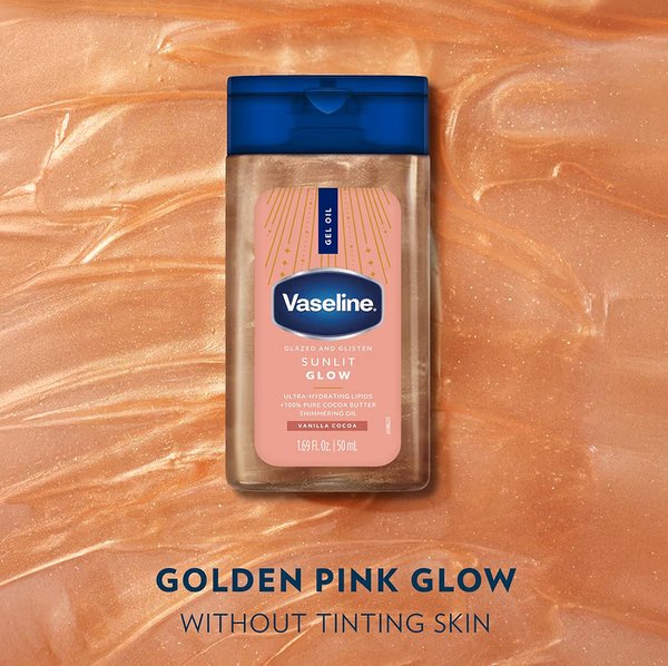 Vaseline Glazed and Glisten Shimmer Oil