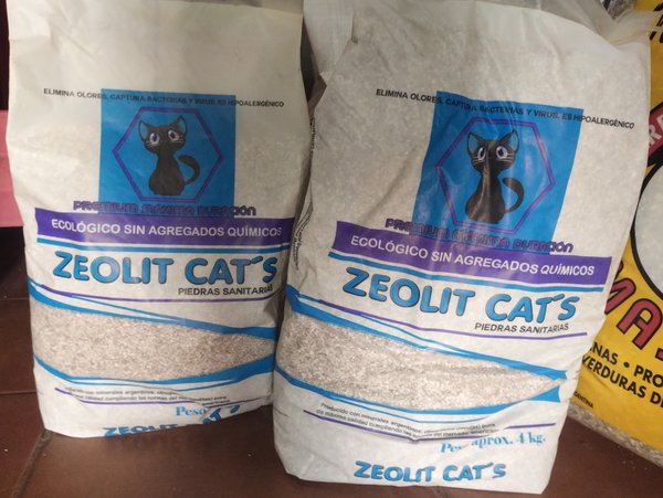 Piedras sanitarias Microgranuladas Zeolit Cat's
