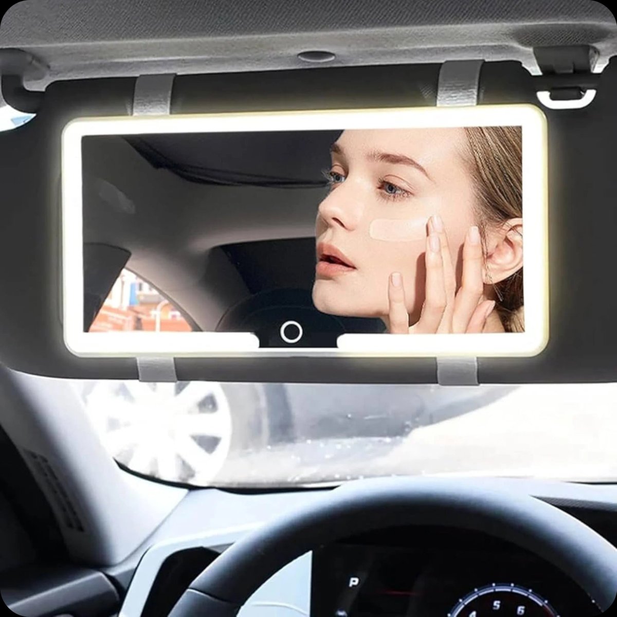 Espejo para Auto con Luz LED | LumiMirror® - 2