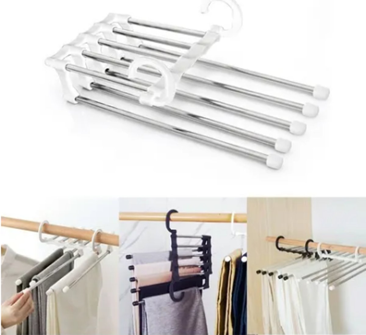 PERCHERO MULTIFUNCIONAL "PANTALONERA" - 3