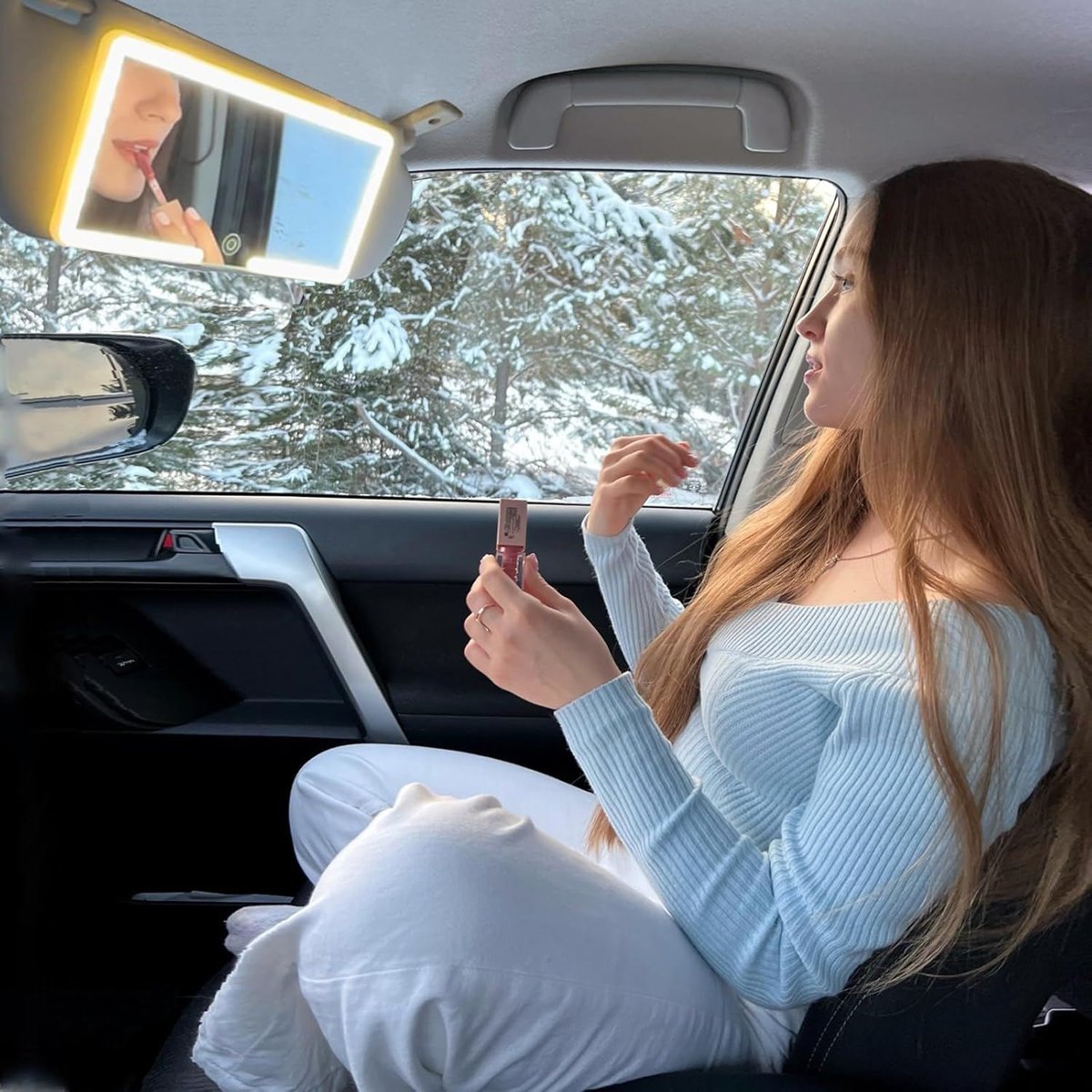 Espejo para Auto con Luz LED | LumiMirror® - 3