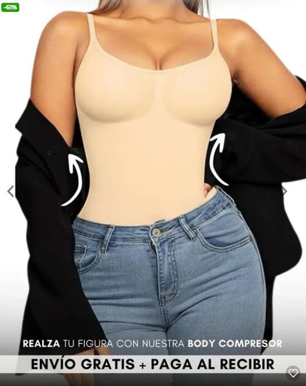 Body moldeador y reductor de cintura