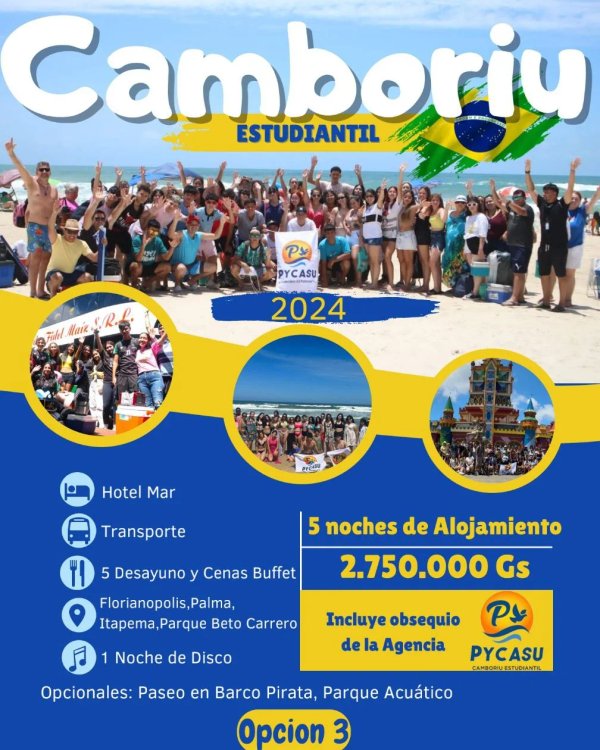 Viaje de egresados a Camboriu 