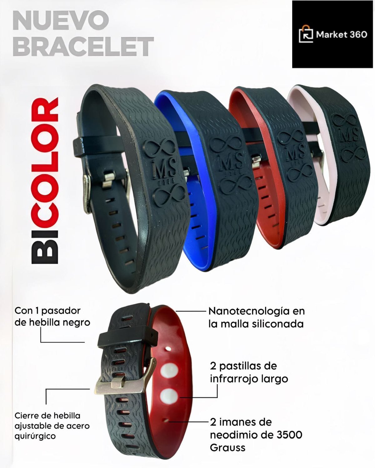 Pulseras cuánticas Magnéticas MS LIFE - 2