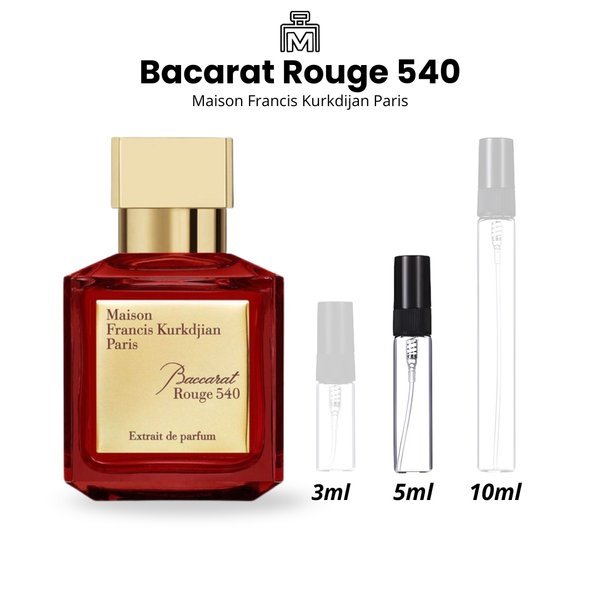 Decants Bacarat Rouge 540 