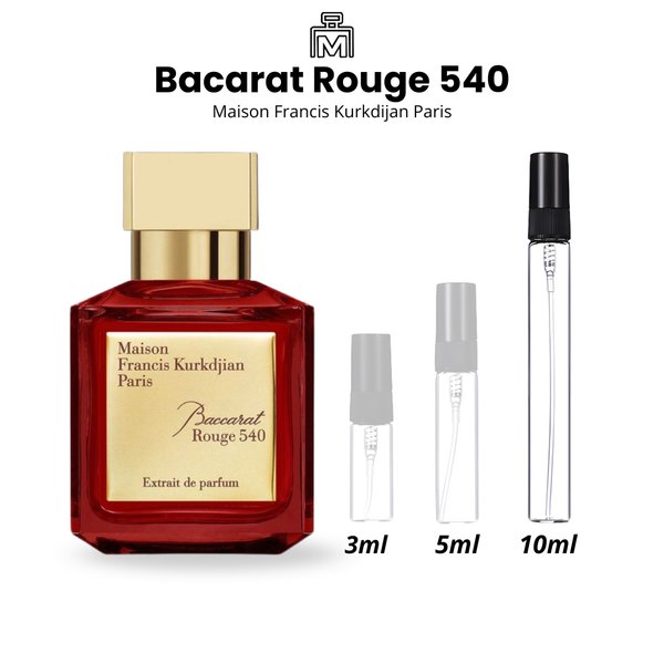 Decants Bacarat Rouge 540 