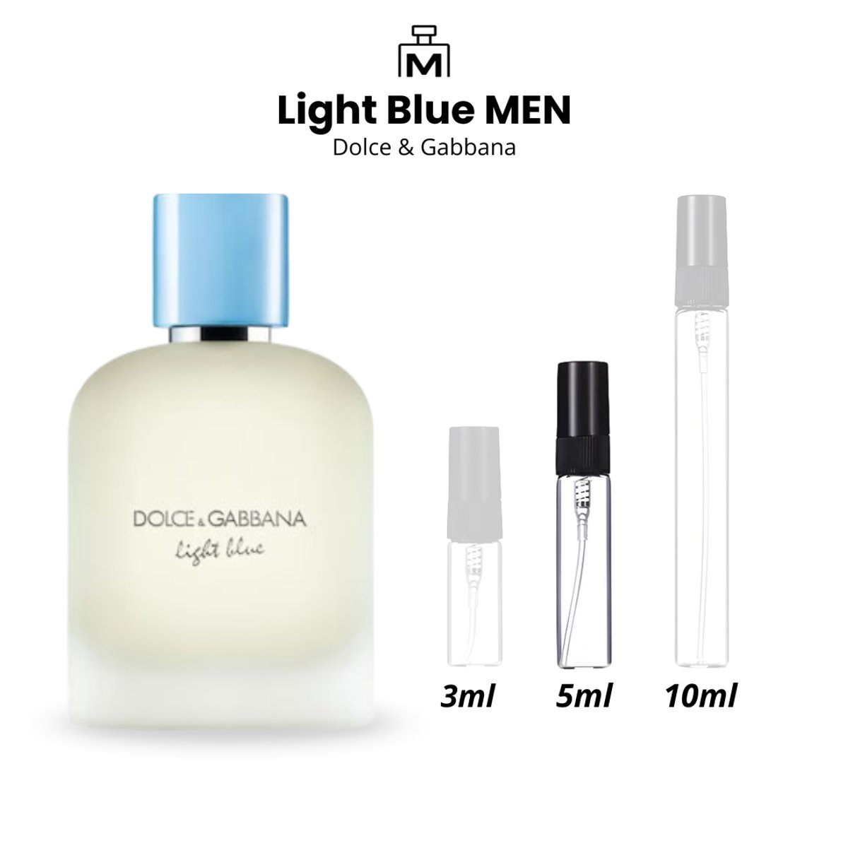 Decants Light Blue EDT MEN - 3