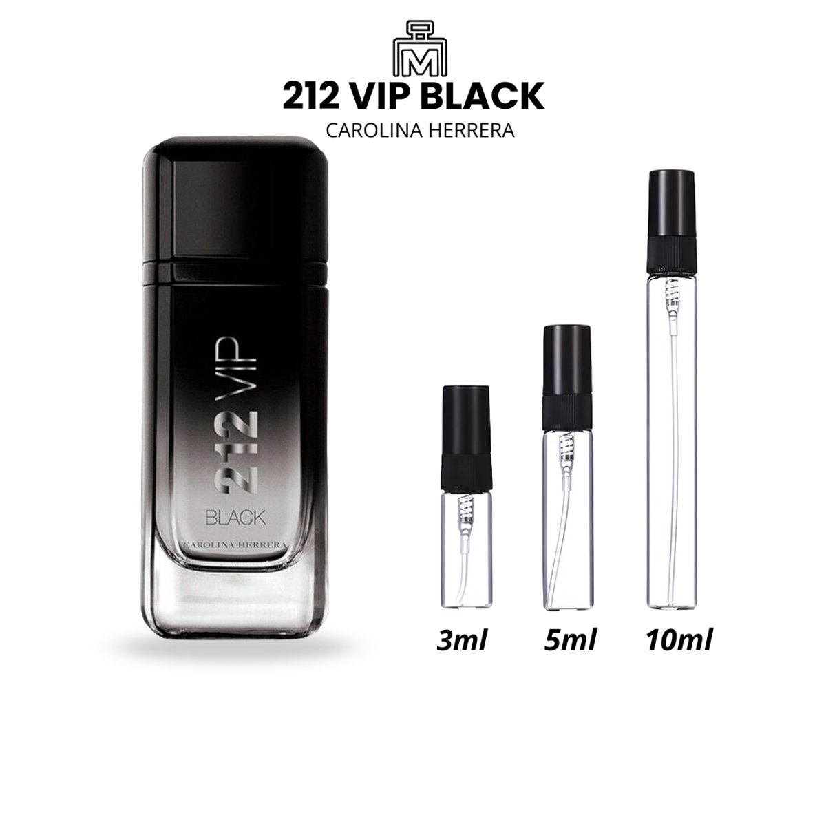 Decants 212 VIP BLACK Carolina Herrera
