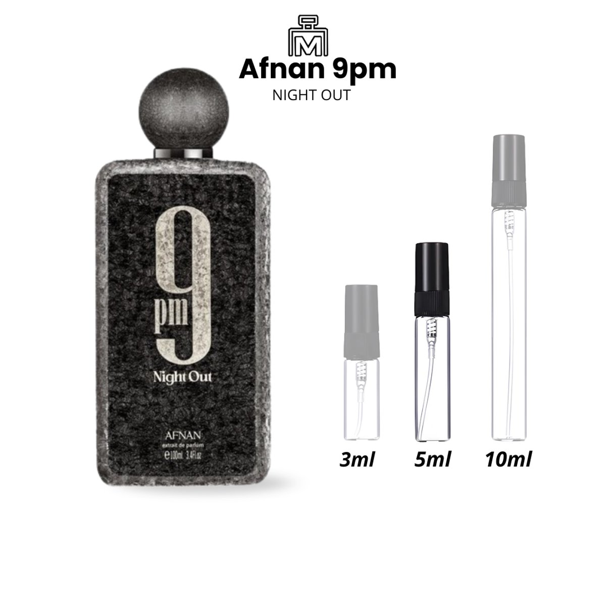 Decants Afnan 9pm Night Out - 3