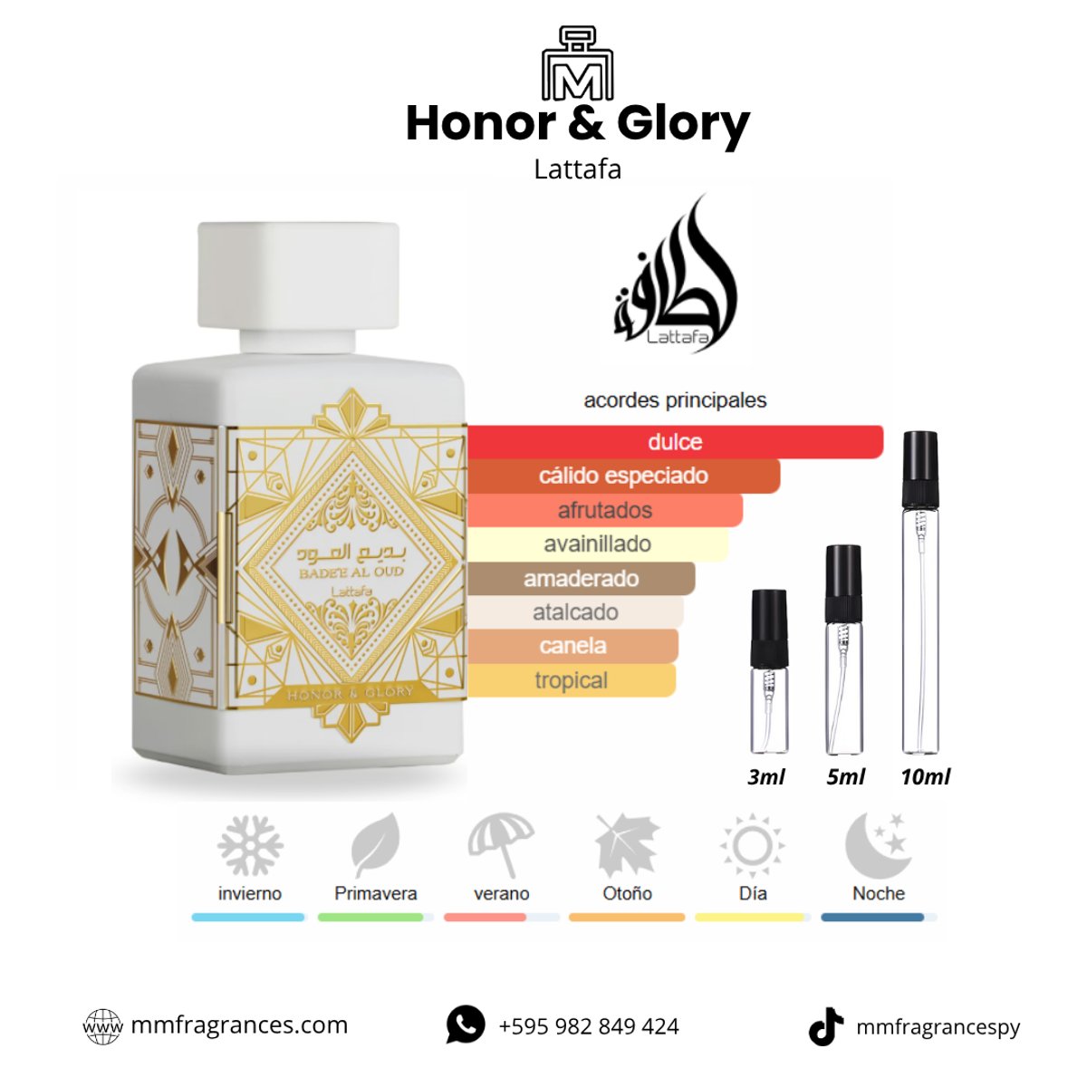 Honor & Glory de Lattafa 