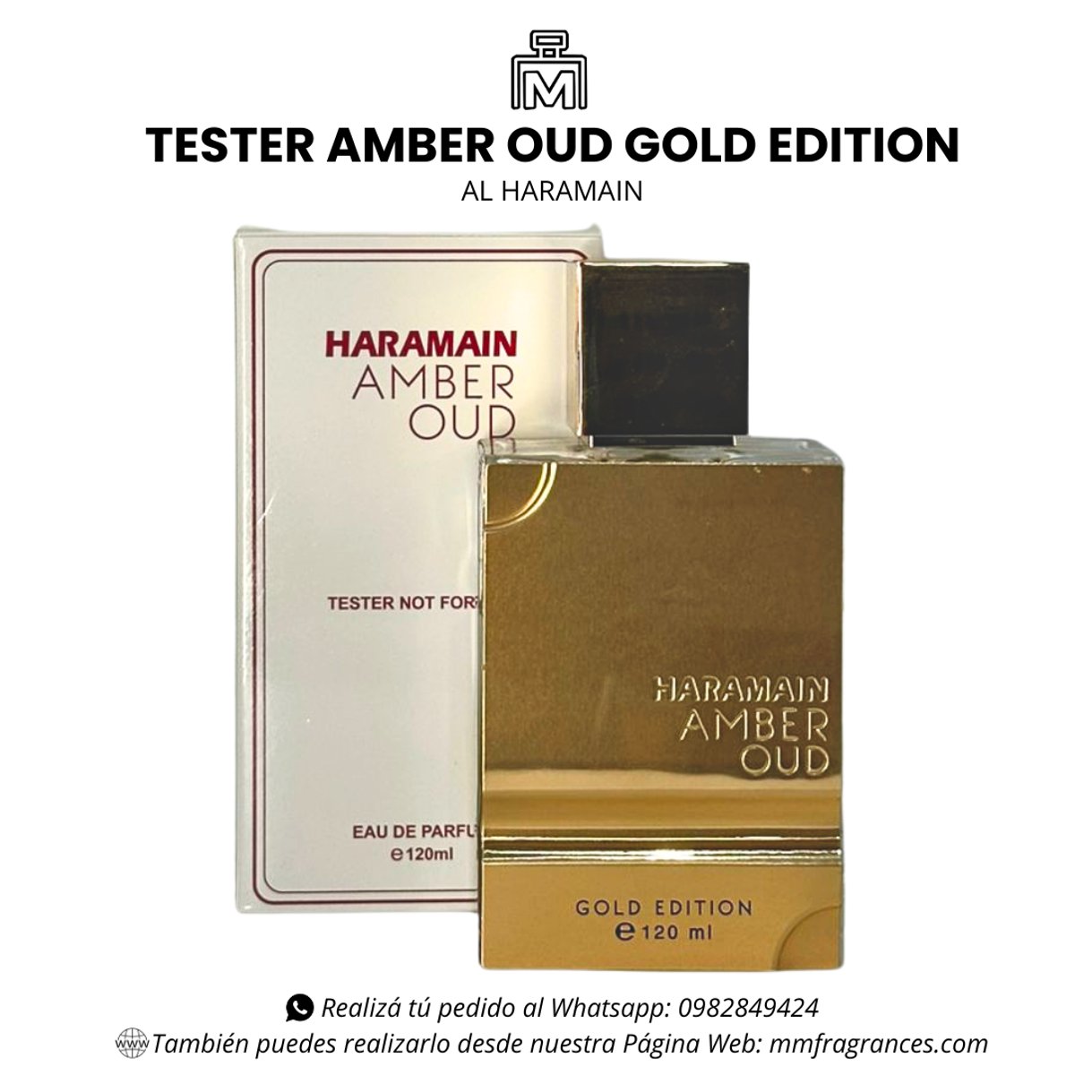 TESTER Al Haramain Amber Oud Gold Edition 120ml