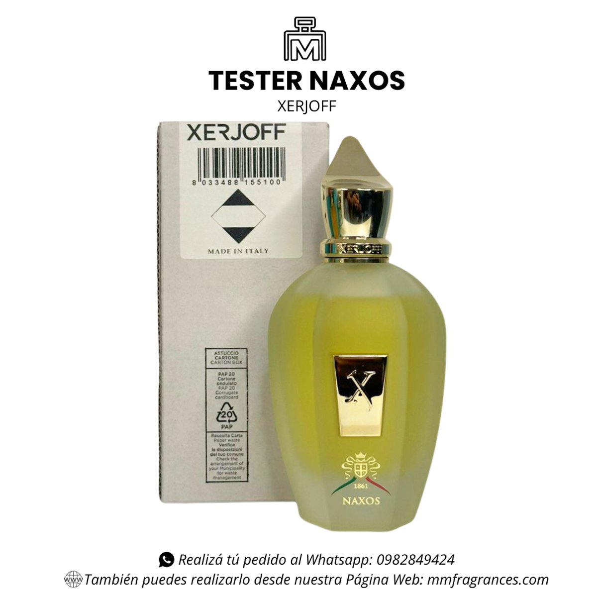 TESTER Naxos Xerjoff
