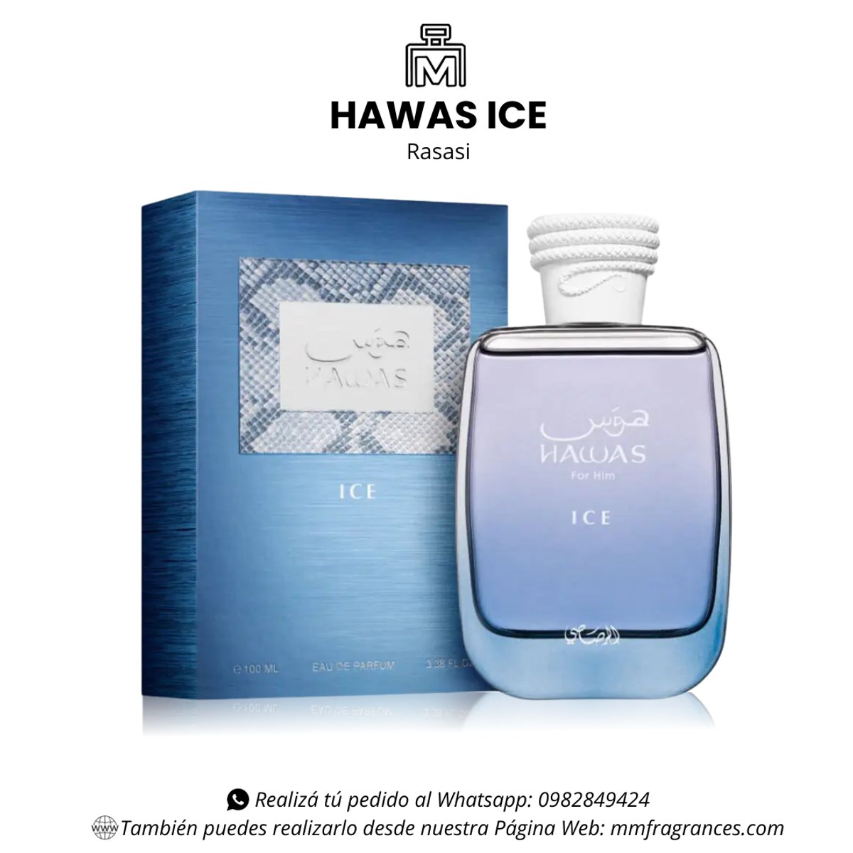 Hawas ICE for Him Rasasi 100ml