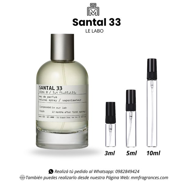 Decants Santal 33 LE LABO