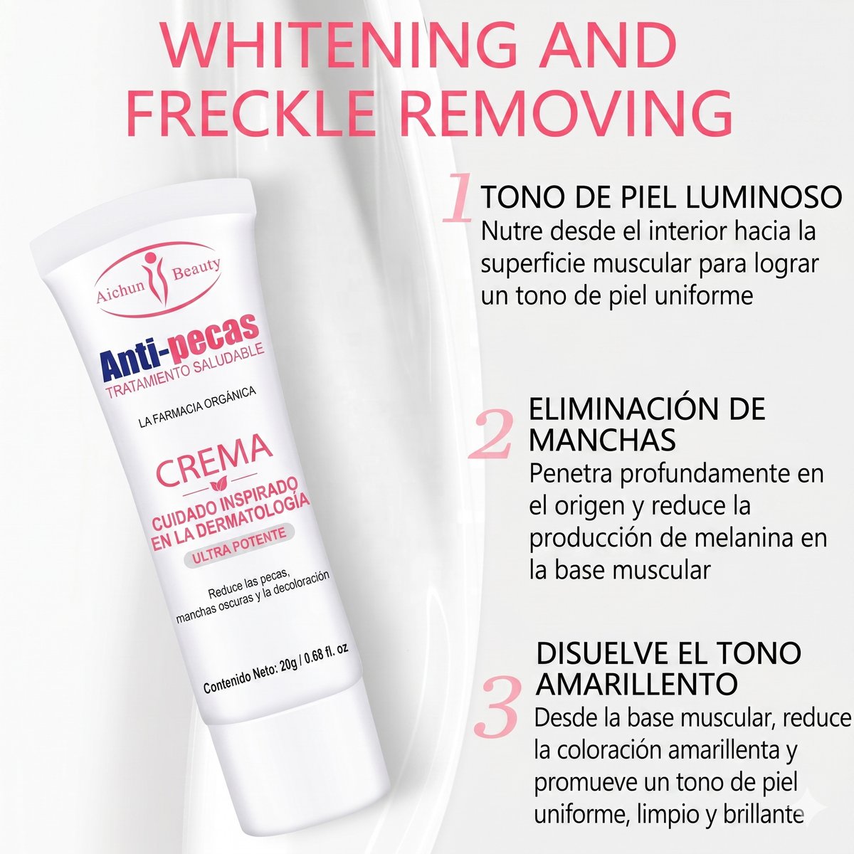 Crema Anti-Pecas Aichun Beauty - 4
