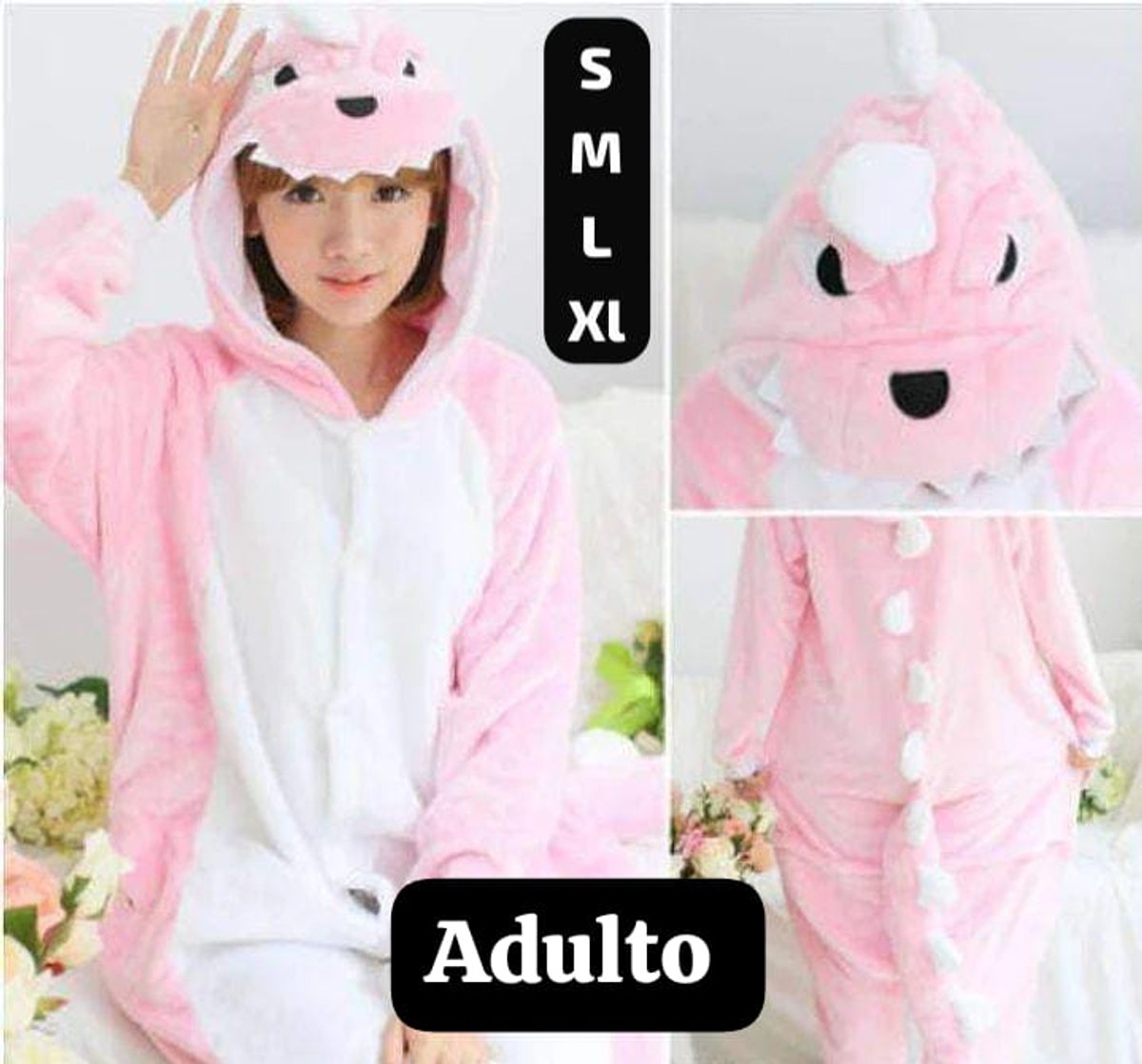 PIJAMA ENTERITO DISFRAZ ADULTO   - 4