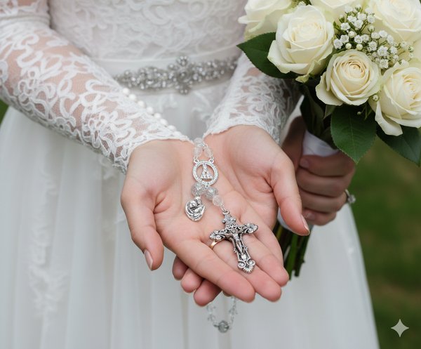 RN006 – Rosario de novia Sagrada Familia