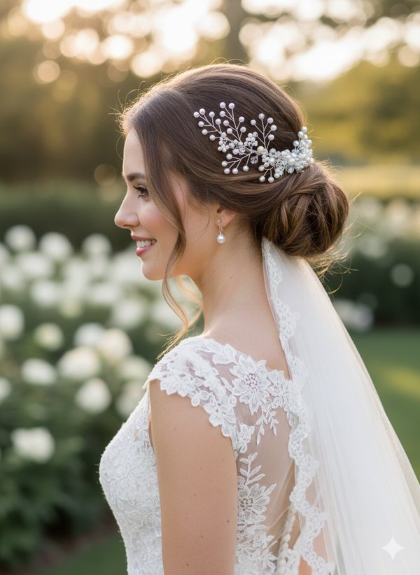 TN001 - Tocado de novia 