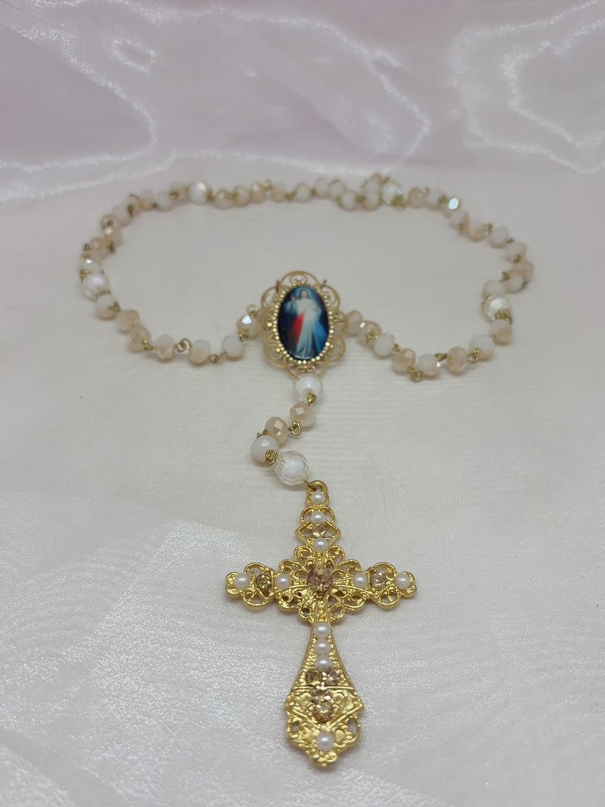 RN005 - Rosario de novia Jesús misericordioso  - 4