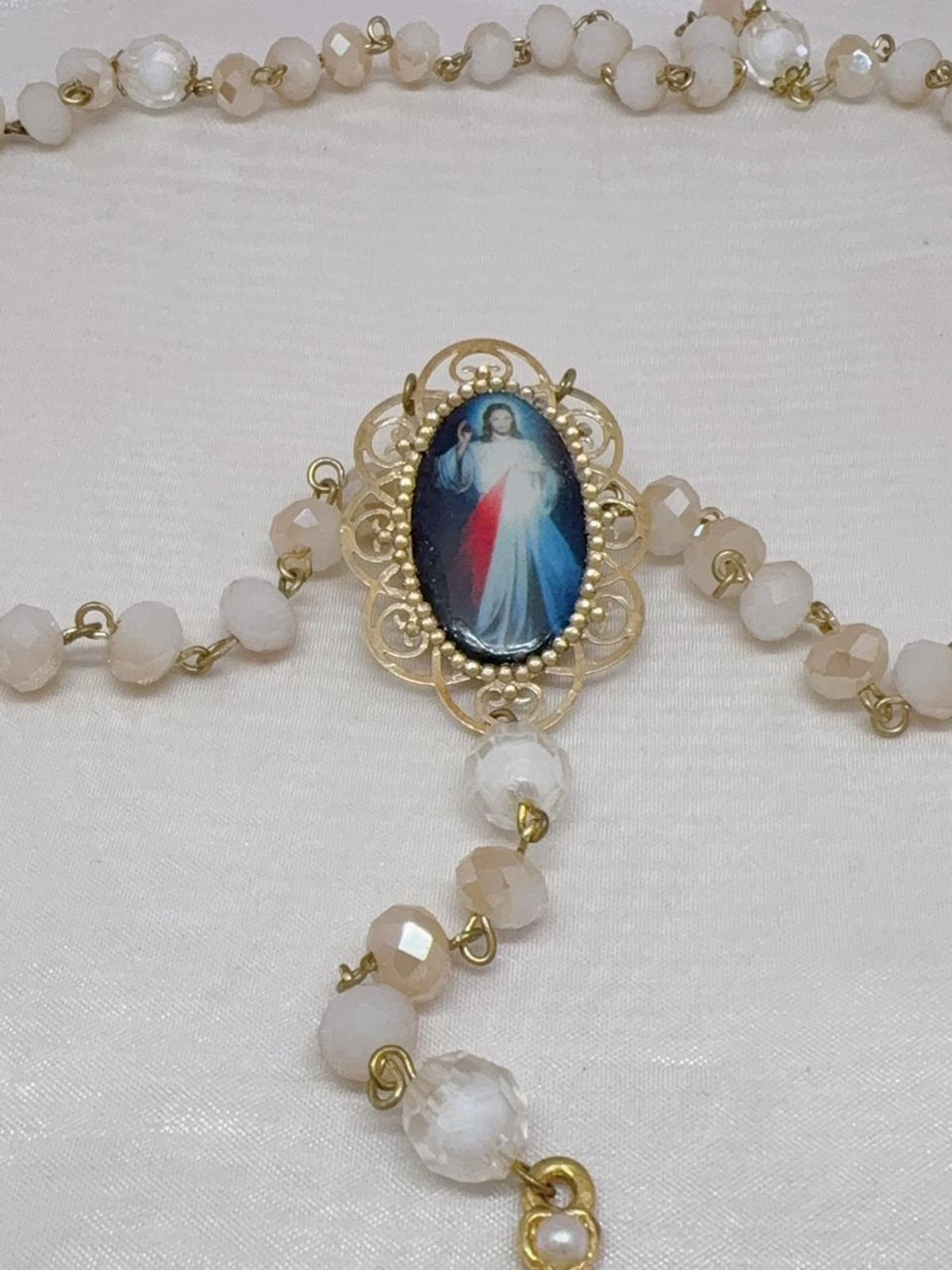 RN005 - Rosario de novia Jesús misericordioso  - 3