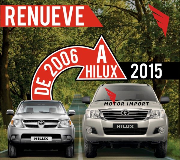 Frente Hilux 2015 ideal para conversión