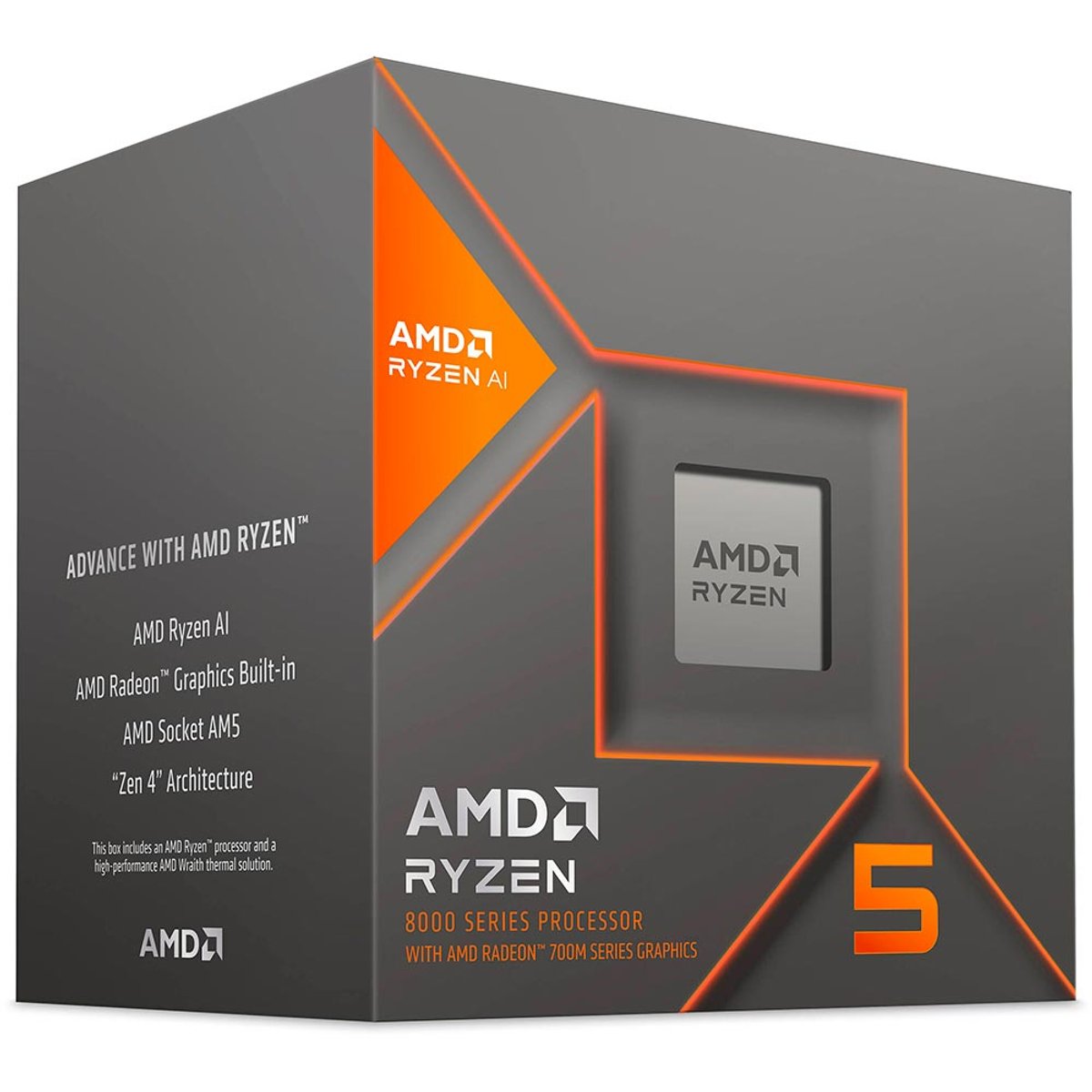  Processador AM5 AMD Ryzen 5 8600G, 4.3GHz (BOX)