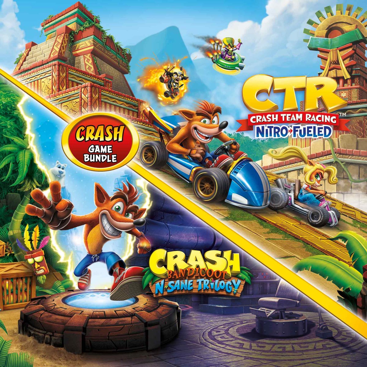 Crash Bandicoot™ – N. Sane Trilogy + CTR Nitro-Fueled - PS4/PS5 (Digital)