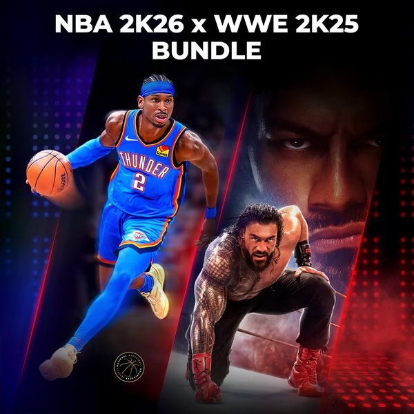 NBA 2K26 x WWE 2K25 Bundle - PS4/PS5 (Digital)