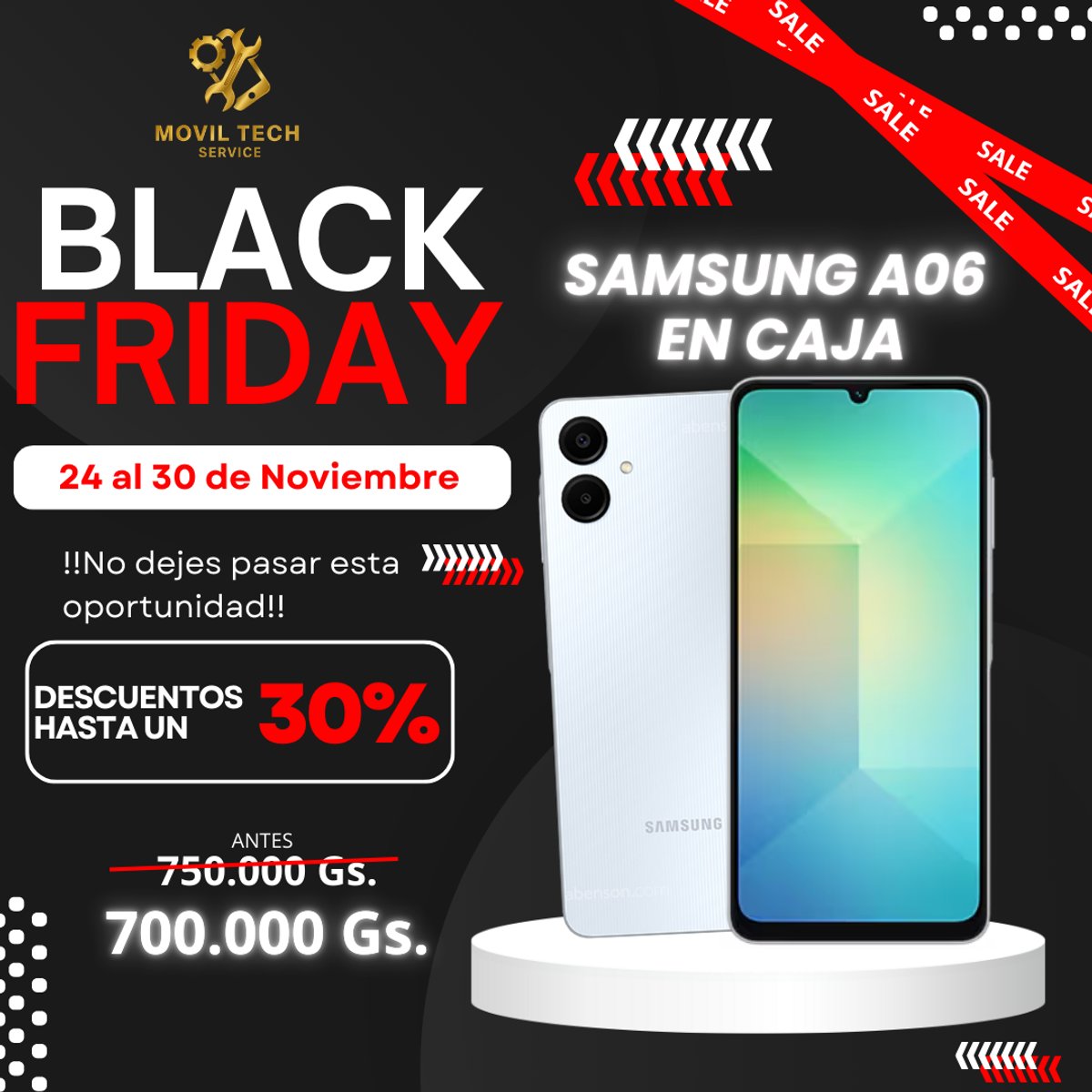 SAMSUNG GALAXY A06 128GB/4GB (NUEVO)