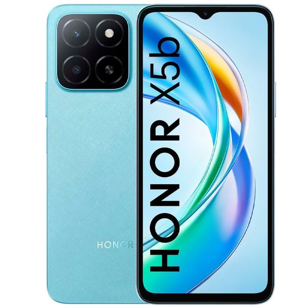 Celular Honor X5B GFY-LX3 4GB de RAM / 128GB / Pantalla 6.56" / Dual Sim LTE - Ocean Azul (NUEVO)