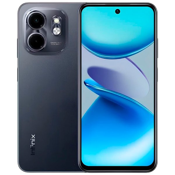 Celular Infinix Smart 9 X6532 4GB de RAM / 128GB / Pantalla 6.7" / Dual Sim LTE - Metallic Negro (NUEVO)