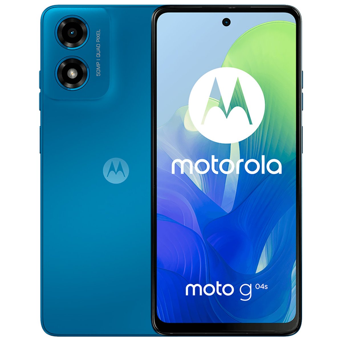 Celular Motorola G04S XT2421-7 4GB de RAM / 256GB / Pantalla 6.56" / Dual Sim LTE - Azul Satinado