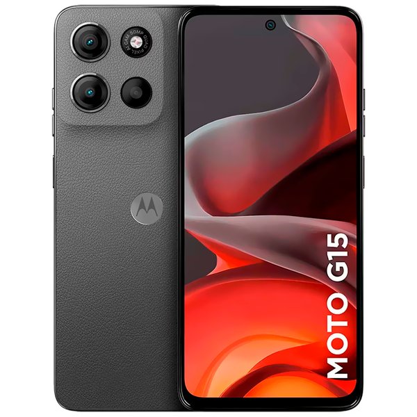 Celular Motorola G15 XT2521-2 4GB de RAM / 256GB / Pantalla 6.72" / Dual Sim LTE - Gris