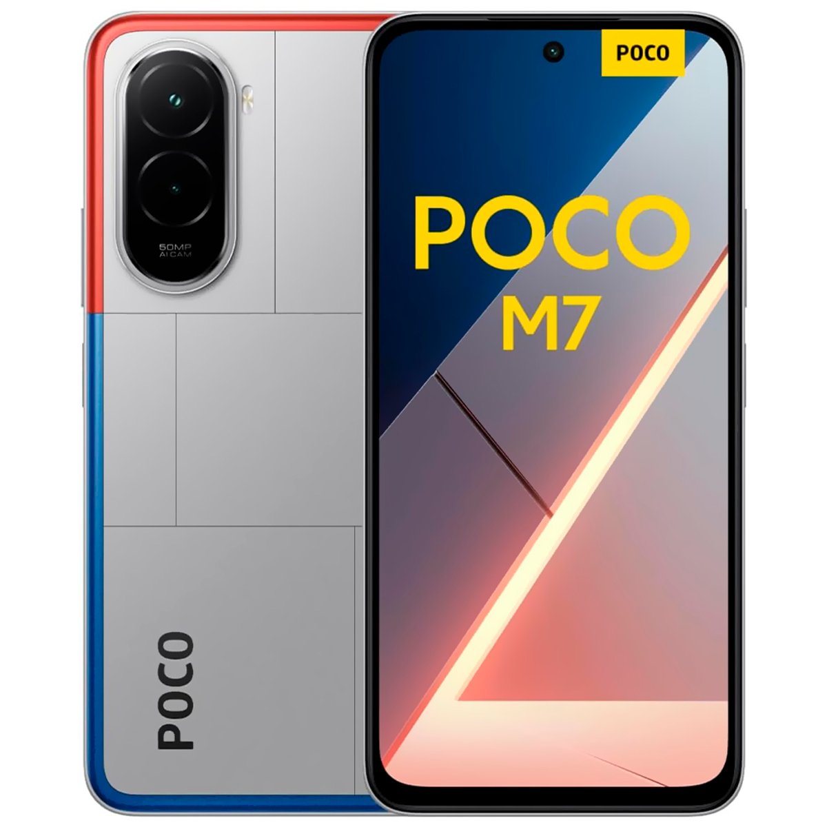 Celular Xiaomi POCO M7 6GB de RAM / 128GB / Pantalla 6.9" / Dual Sim LTE - Plata (Global)