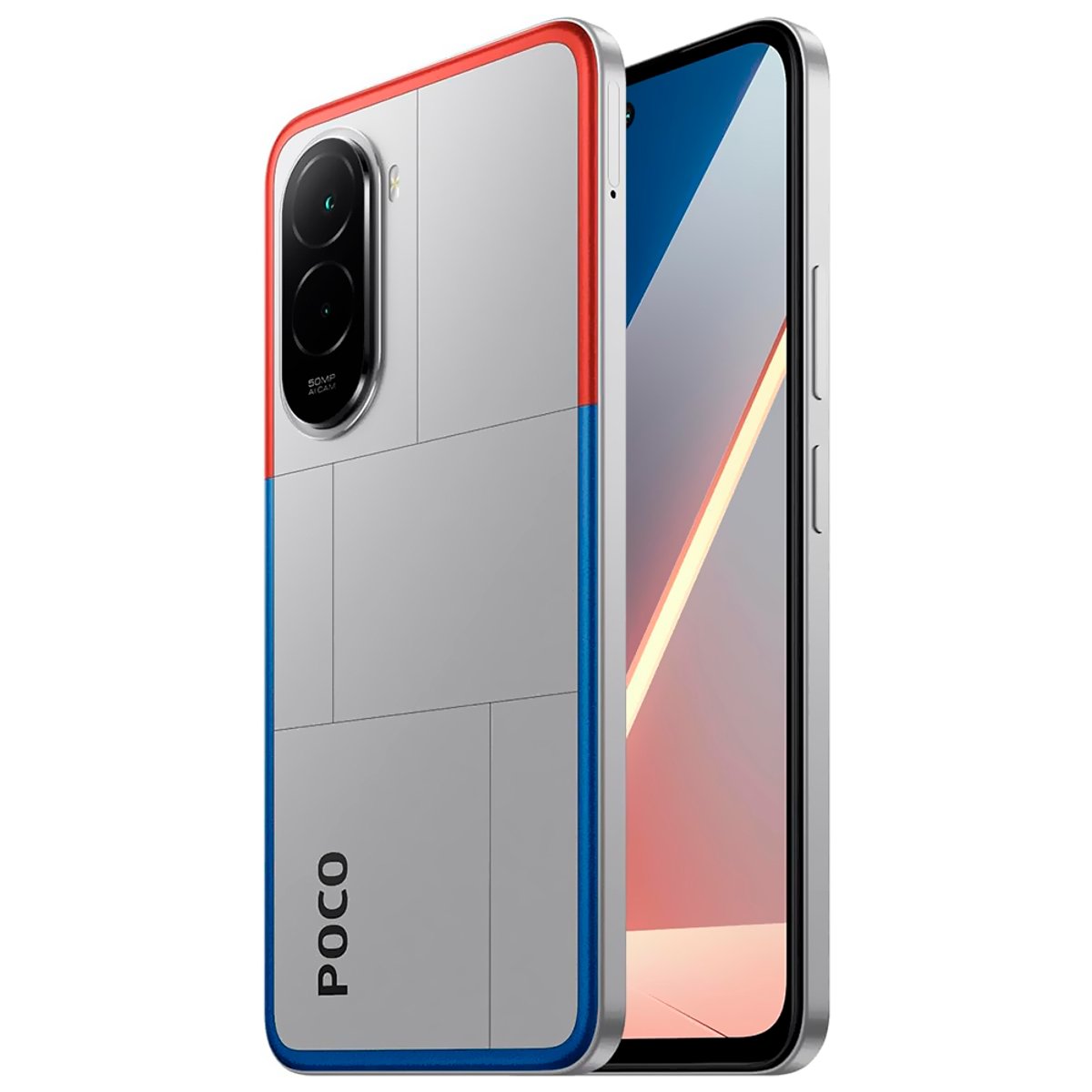 Celular Xiaomi POCO M7 6GB de RAM / 128GB / Pantalla 6.9" / Dual Sim LTE - Plata (Global)