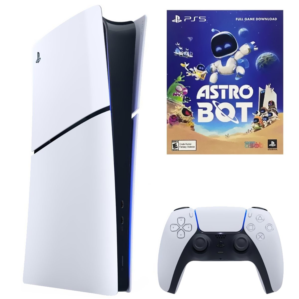 Consola Sony PlayStation 5 Slim CFI-2016 B01Y 1TB / Digital Edition / 220V - Blanco + Juego Astro Bot (Europeo) - 2