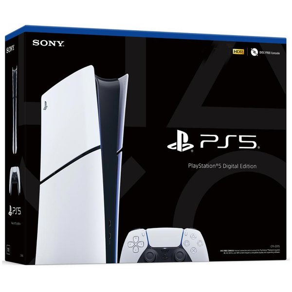 Consola Sony Playstation 5 Slim CFI-2015 B01X 1TB / Digital Edition / Blanco (Americano)