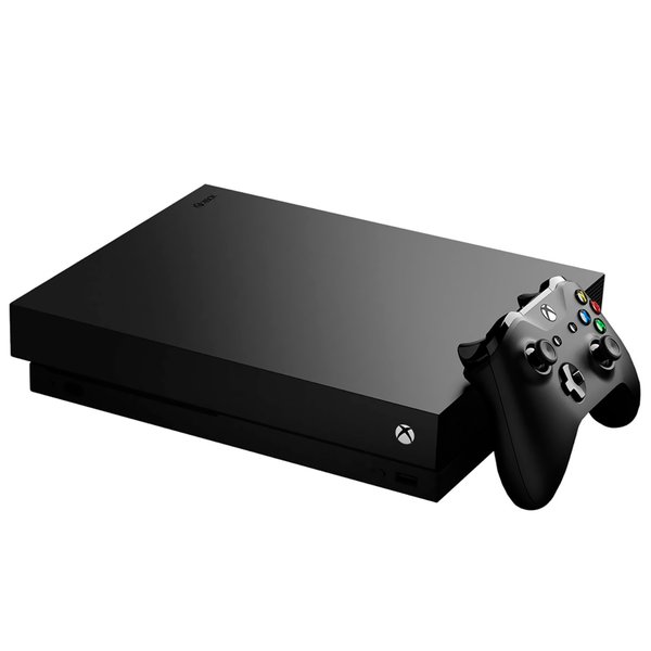 Consola XBOX One X 1TB SSD / 4K / 120FPS / Bivolt - Negro + Juego Star Wars Jedi Fallen (Americano)