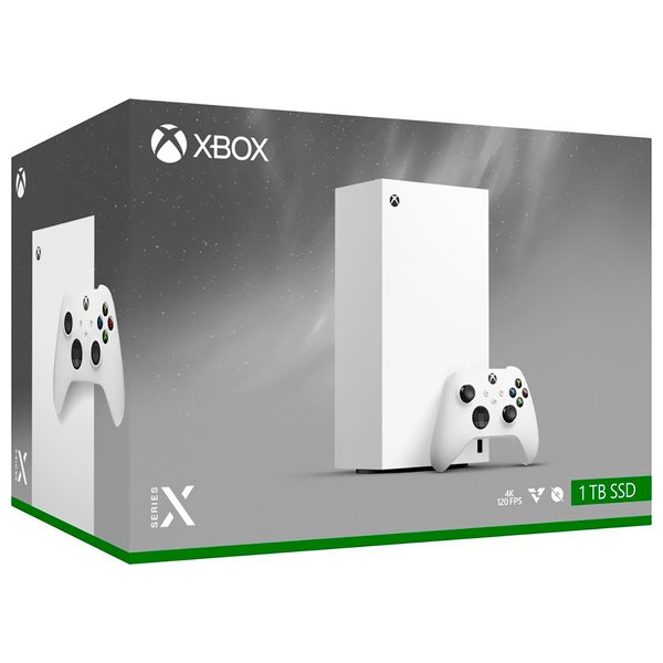 Consola XBOX Series X 1TB SSD / All Digital / 120FPS / Bivolt - Blanco (Americano)