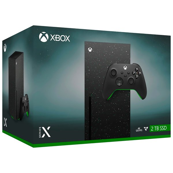 Consola XBOX Series X 2TB SSD / 4K / 120FPS / Bivolt - Negro