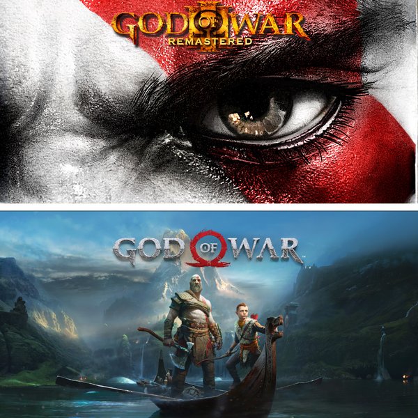 Combo: God of War III + God of War (2018) – PS4/PS5 (DIGITAL)