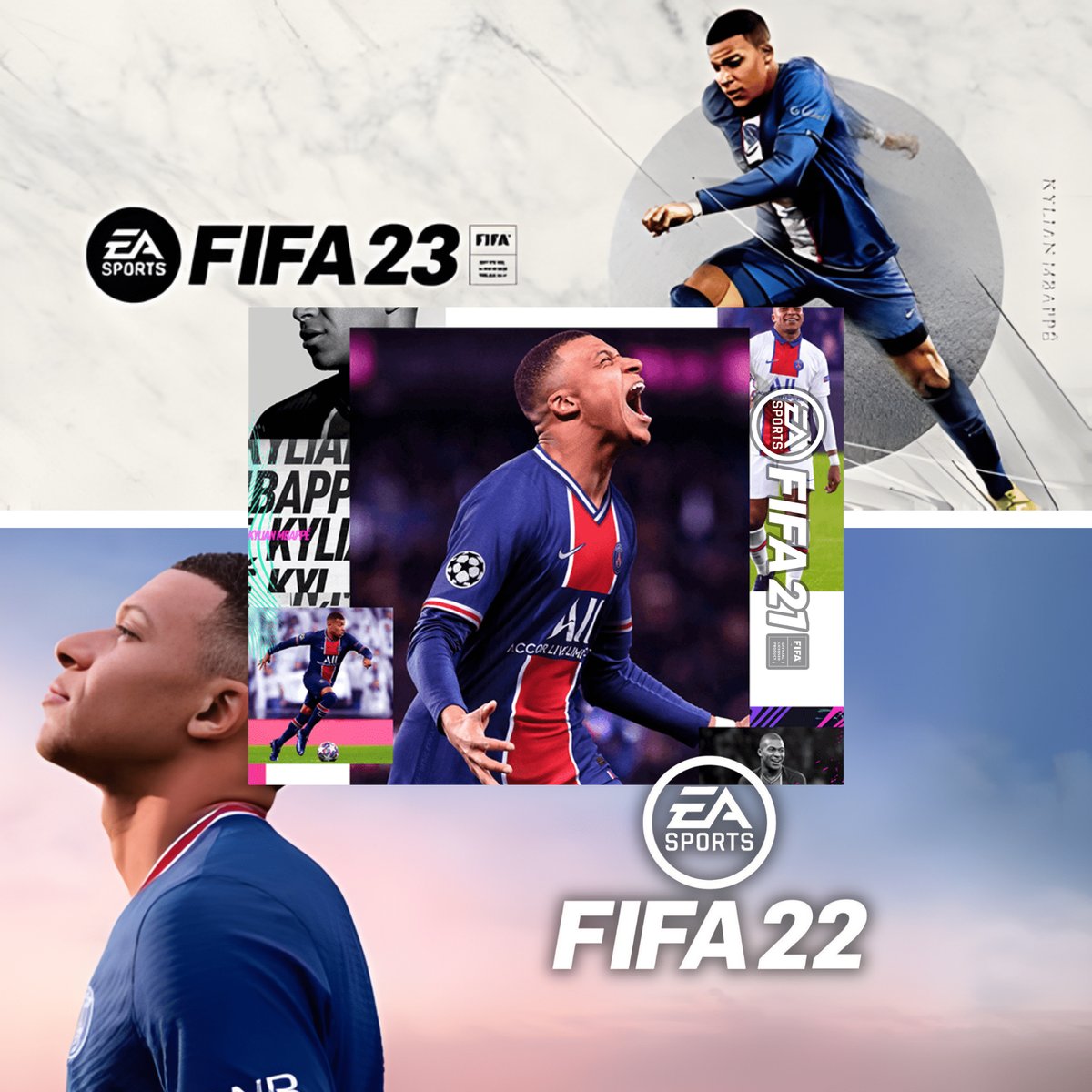 FIFA 21 + FIFA 22 + FIFA 23 - PS4/PS5 (Digital)