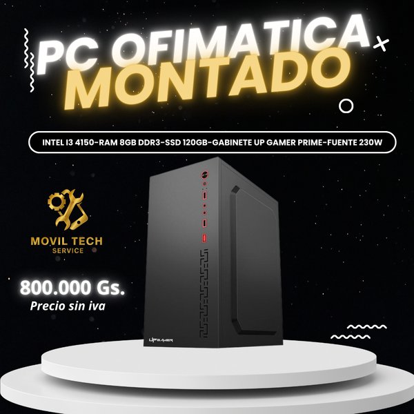 CPU INTEL I3 4150/120GB/8GB DDR3