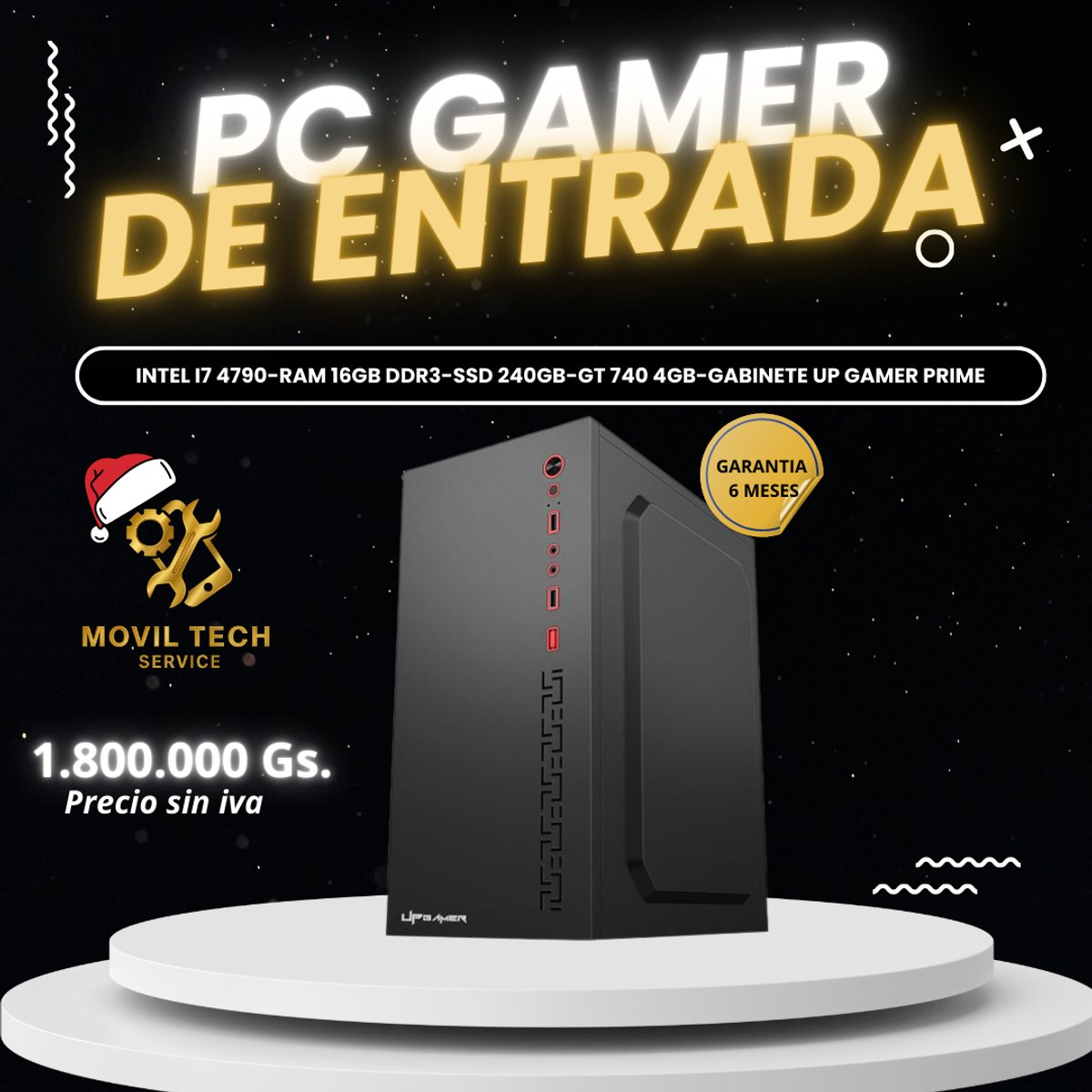 PC GAMER DE ENTRADA INTEL I7 4790