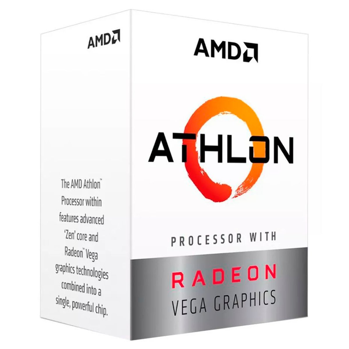Procesador AM4 AMD Athlon 3000G Vega, 3.5GHz (BOX)