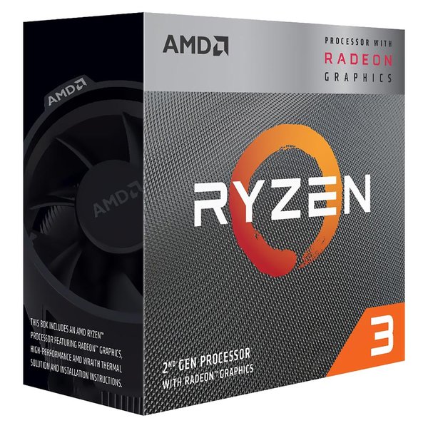 Procesador AM4 AMD Ryzen 3 3200G, 3.6GHz (BOX)