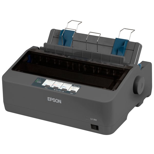 Impresora Matricial Epson LX-350 / Bivolt - Negro (Rec)