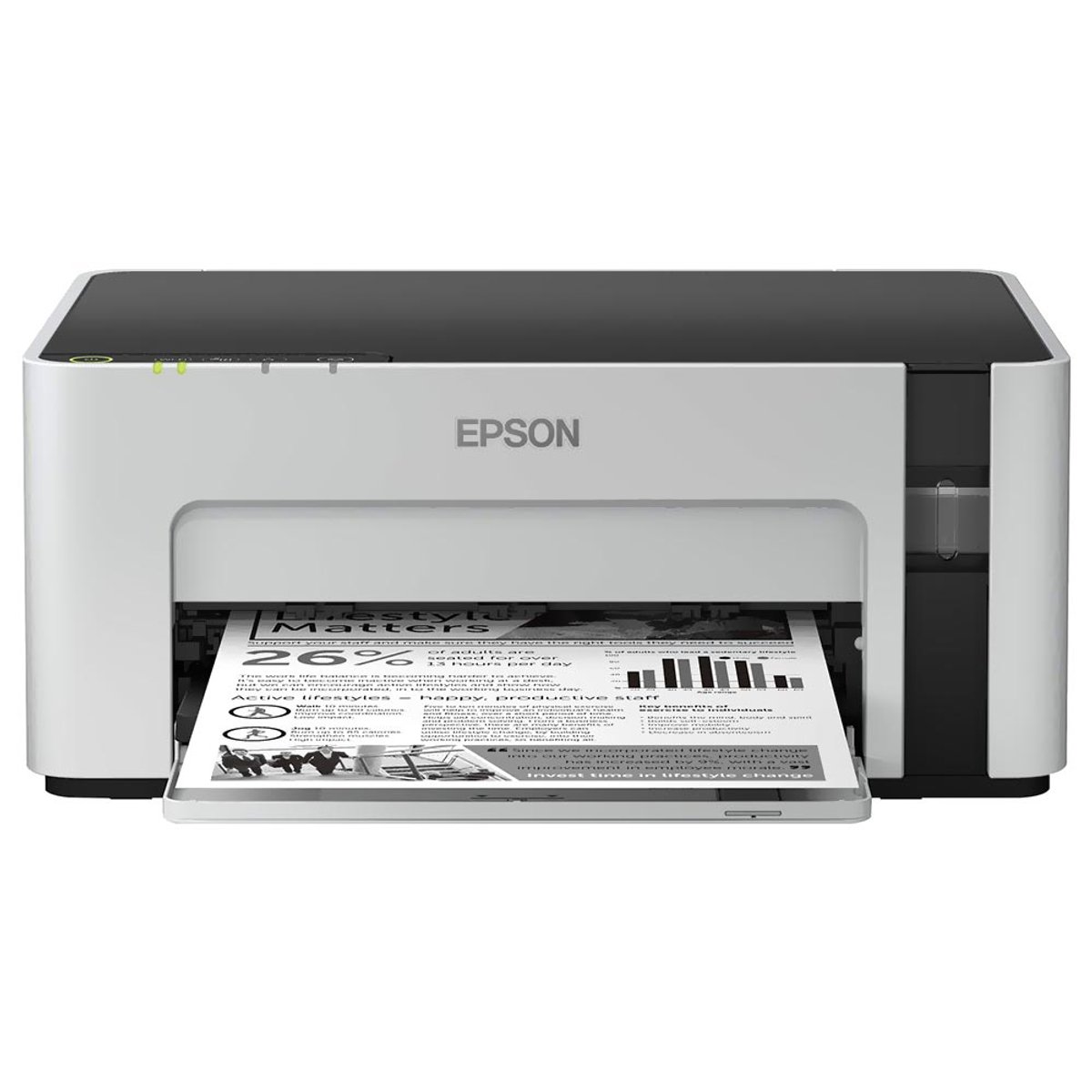 Impresora Monocromática Epson M1120 EcoTank Wifi / Bivolt - Blanco / Negro